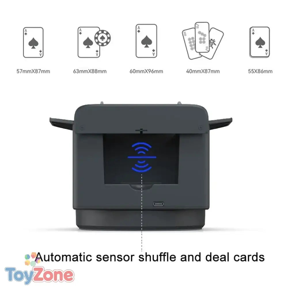 360 Degree Automatic Card Shuffler and Dealer Machine for Poker Games