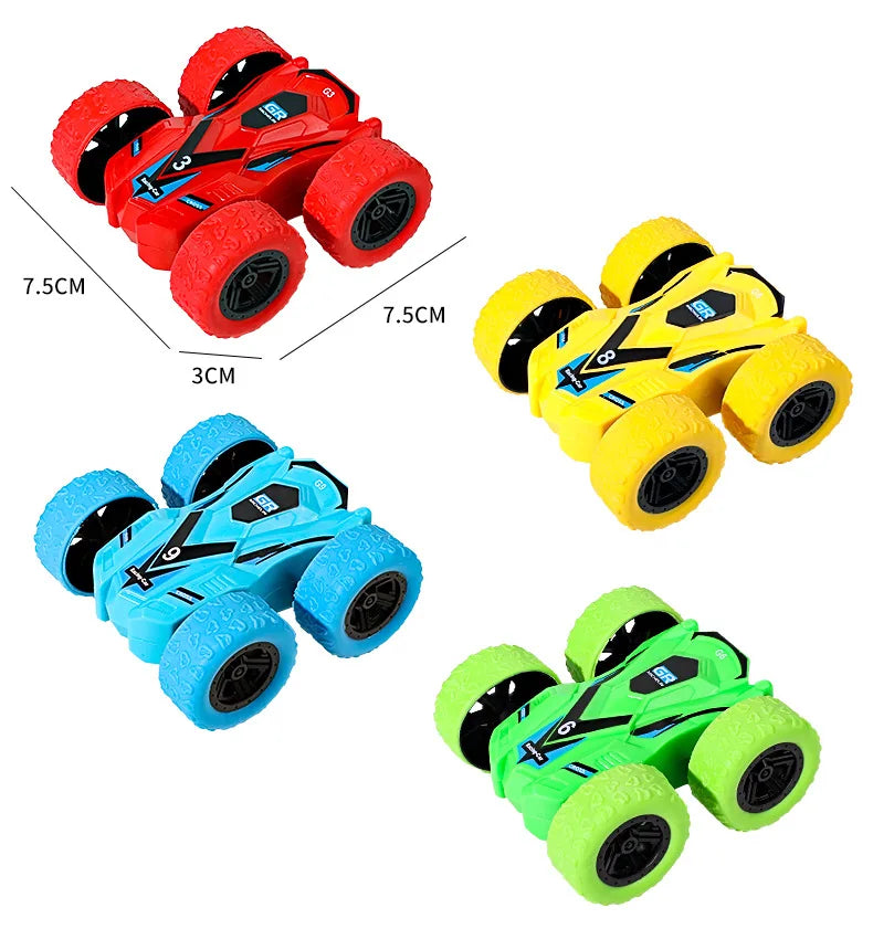 Pull-Back Double-Sided Inertia Toy Car – Safety & Fall-Resistant Model for Kids & Boys