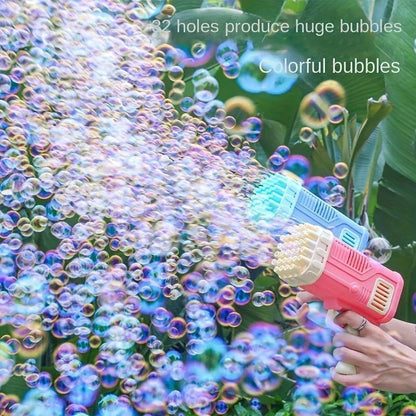 32-Hole Electric Bubble Machine