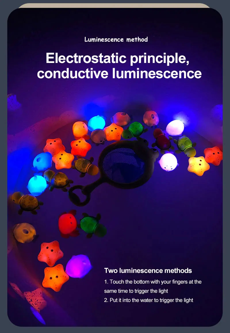 Silicone Dinosaur Bath Toy Unisex Floating Cognitive Toy 0-6 Years