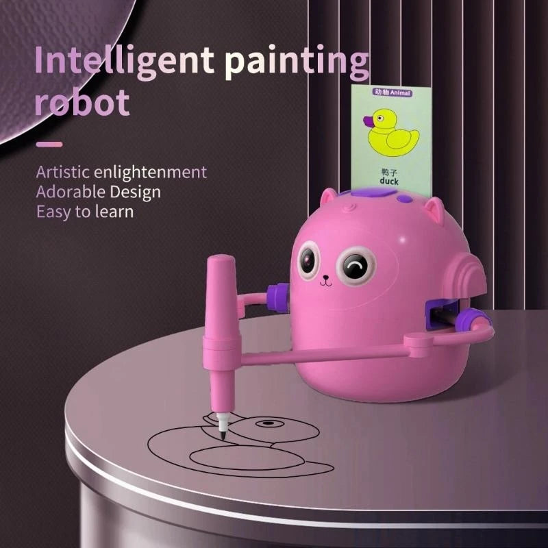 Interactive educational drawing robot toy for preschool kids smart art learning toy UK EU