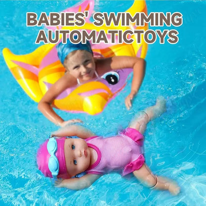 Baby Swimming Electric Doll – Waterproof Battery-Powered Pool Toy with Movable Joints