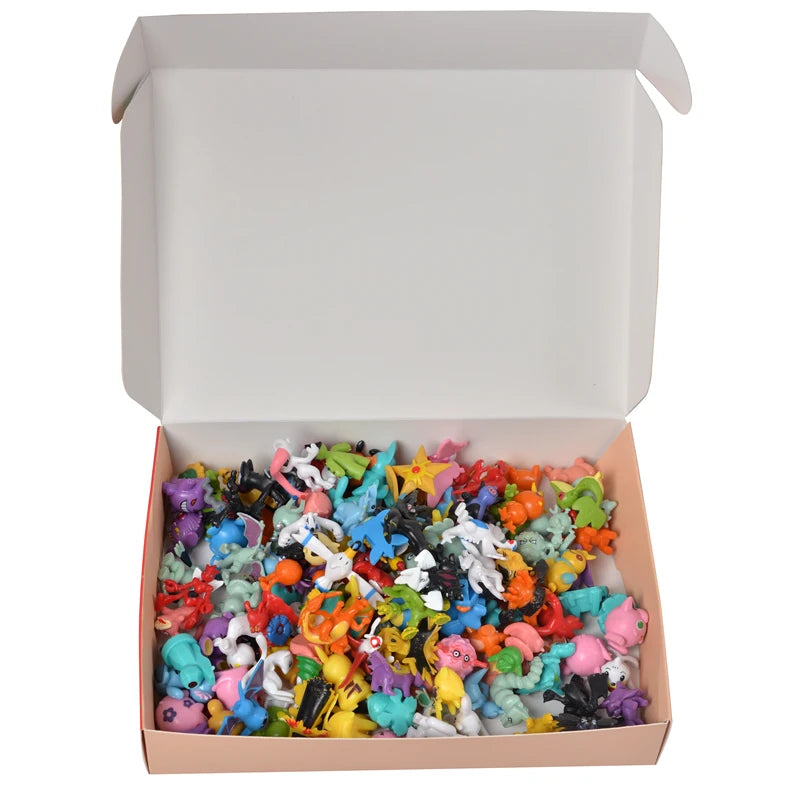 Anime Pokémon 144-Style Action Figure Set – Pikachu & Friends Collectible Toys for Kids