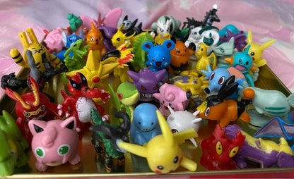Anime Pokémon 144-Style Action Figure Set – Pikachu & Friends Collectible Toys for Kids