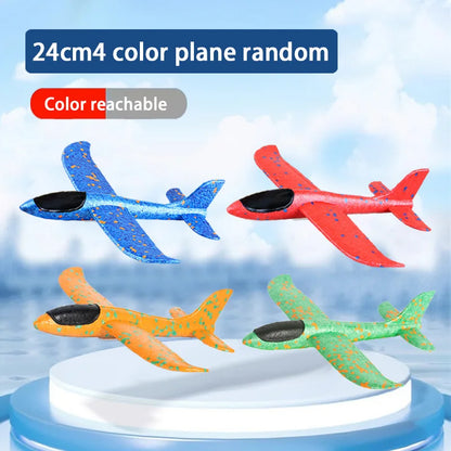 Catapult Foam Plane Gun Launcher Toy – Hand-Toss Flying Glider for Kids Outdoor Fun