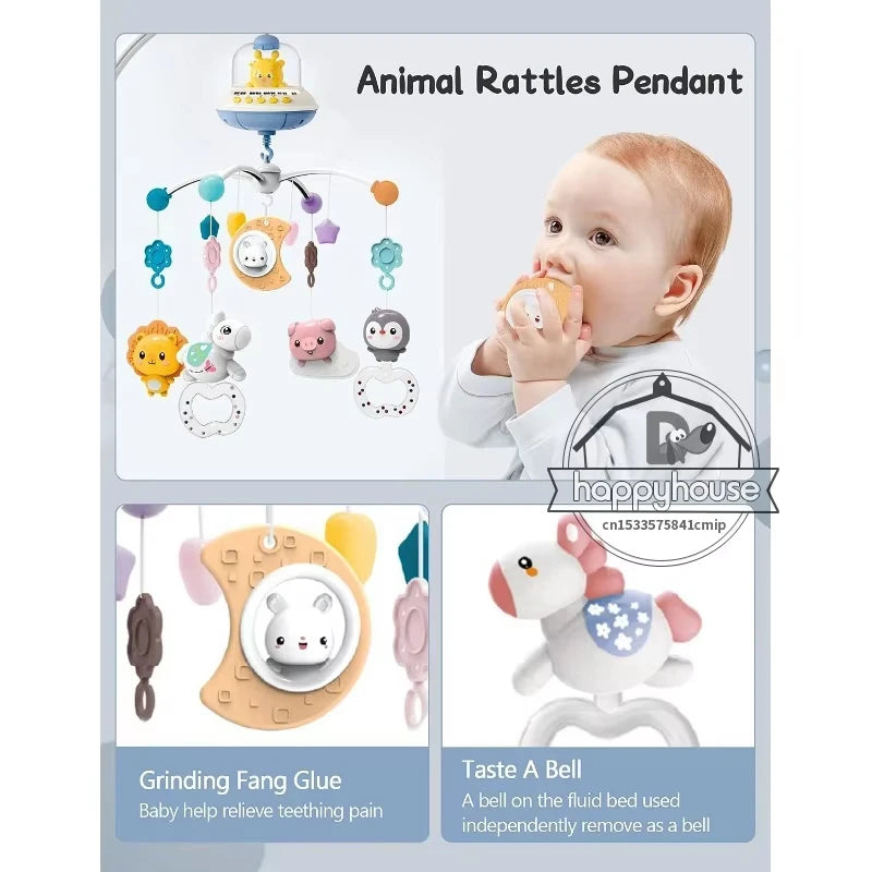 Yokibo Remote Control Crib Toy 52cmx43xm for Babies and Toddlers