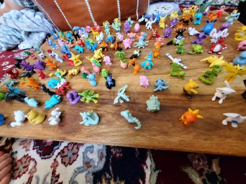 Anime Pokémon 144-Style Action Figure Set – Pikachu & Friends Collectible Toys for Kids