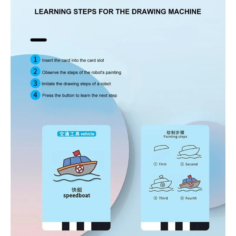 Interactive Educational Drawing Robot Toy – Smart Art & Learning Robot for Kids