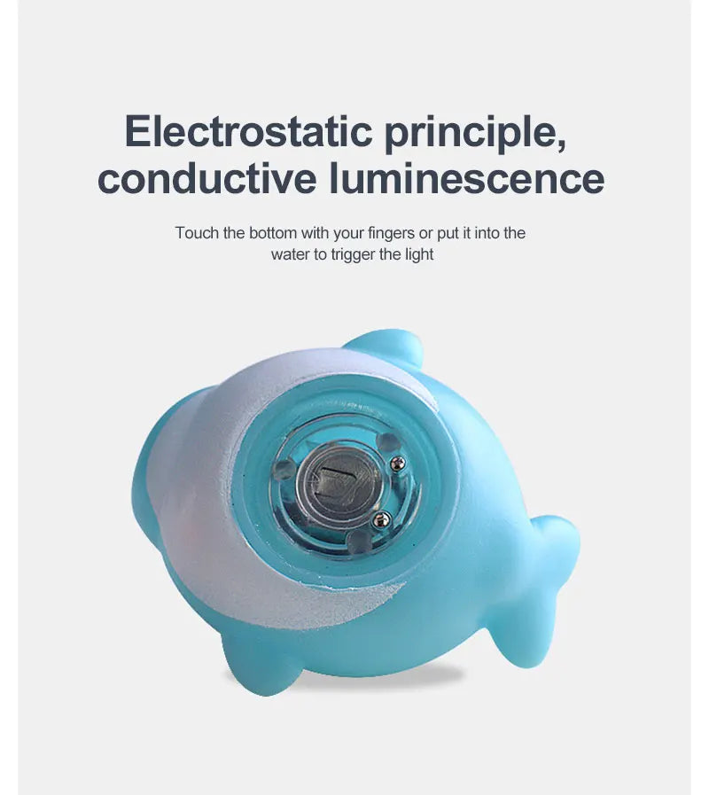 Silicone Dinosaur Bath Toy Unisex Floating Cognitive Toy 0-6 Years