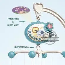 Yokibo Remote Control Crib Toy 52cmx43xm for Babies and Toddlers