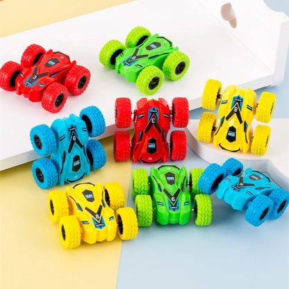 Pull-Back Double-Sided Inertia Toy Car – Safety & Fall-Resistant Model for Kids & Boys