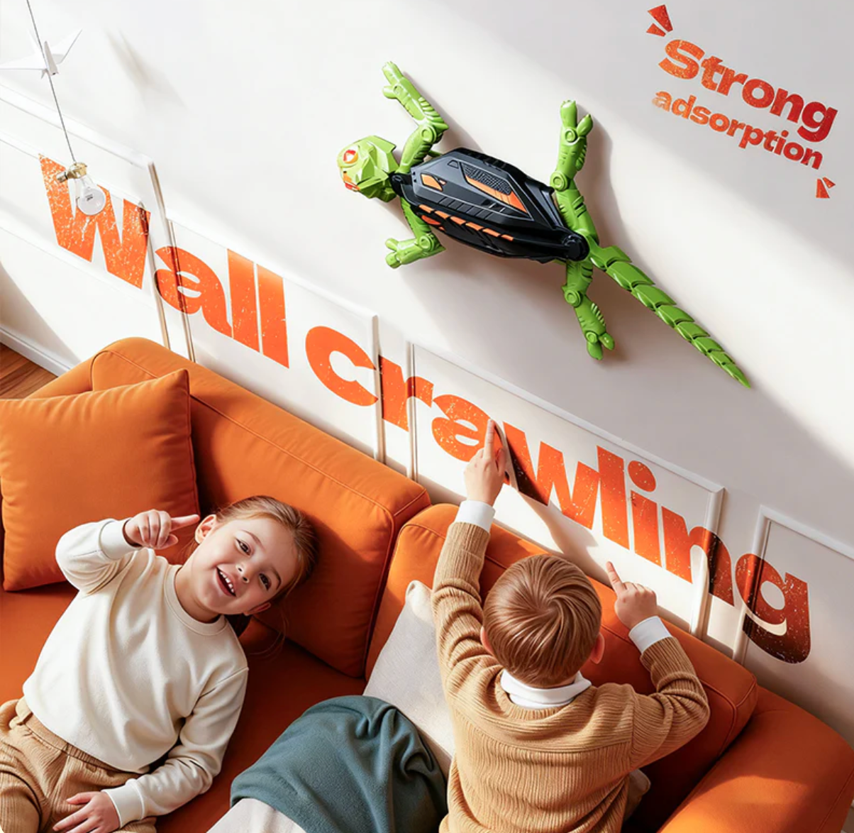 RC Wall-Crawling Lizard Toy – Remote Control Climbing Reptile Car for Kids | ToyZone