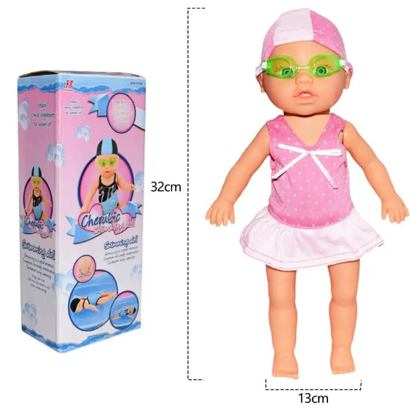Baby Swimming Electric Doll – Waterproof Battery-Powered Pool Toy with Movable Joints