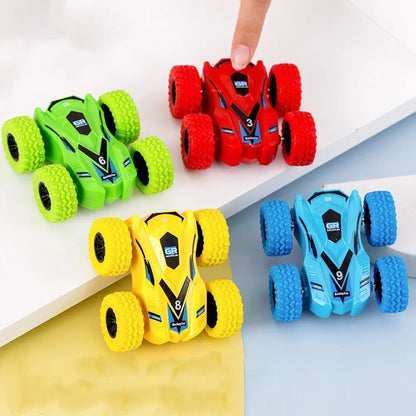 Pull-Back Double-Sided Inertia Toy Car – Safety & Fall-Resistant Model for Kids & Boys