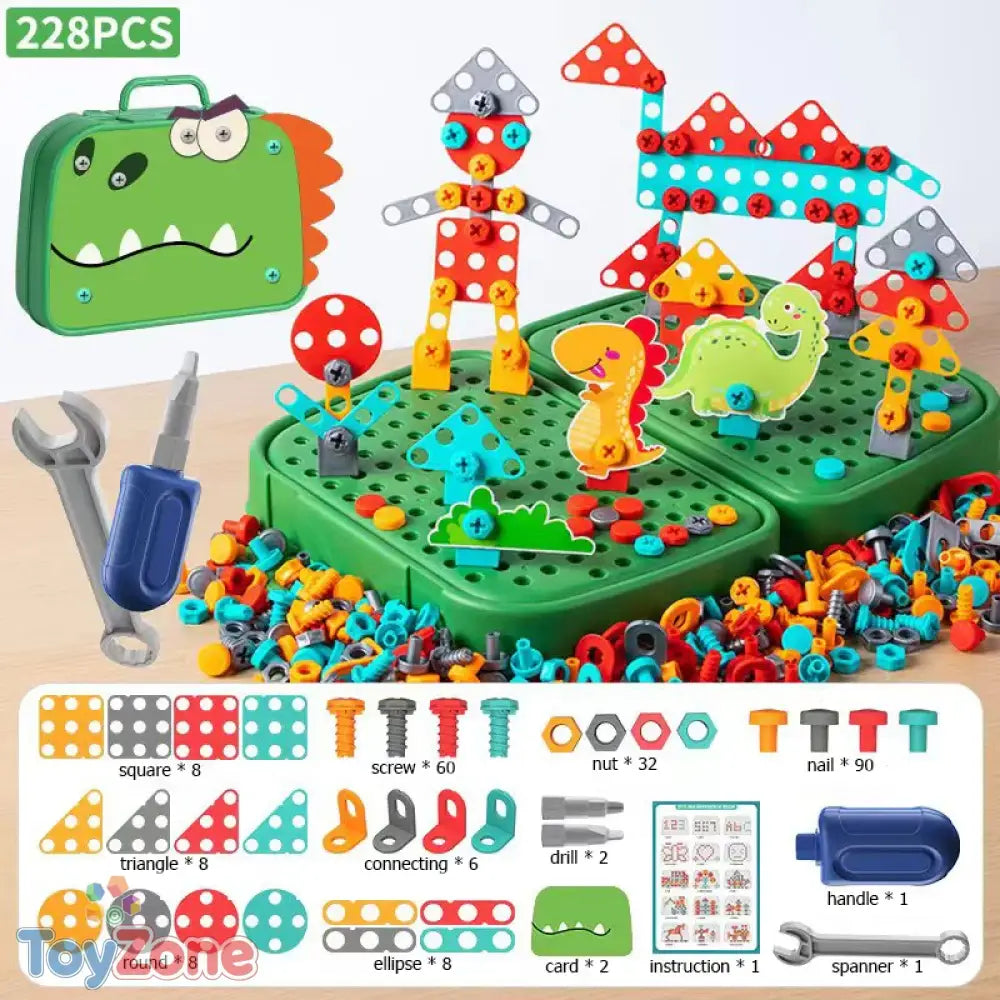 DIY Tool STEM Learning Construction Kit with Electric Drill 5+