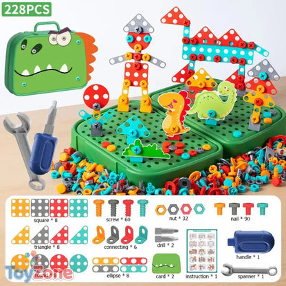 DIY Tool STEM Learning Construction Kit with Electric Drill 5+