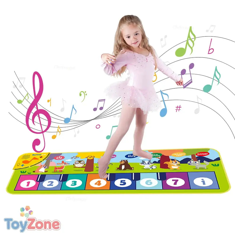 Piano mat for kids 80x30cm musical floor keyboard dance toy for toddlers boys girls UK EU