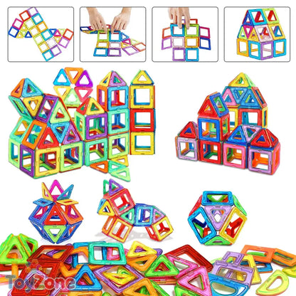 Magnetic Building Blocks Set for Kids 3 Plus Creative Construction Toy