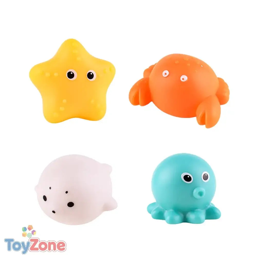 Silicone Dinosaur Bath Toy Unisex Floating Cognitive Toy 0-6 Years