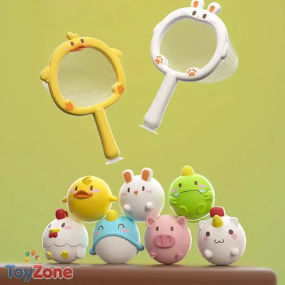 Silicone Dinosaur Bath Toy Unisex Floating Cognitive Toy 0-6 Years