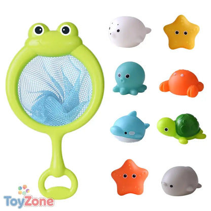 Silicone Dinosaur Bath Toy Unisex Floating Cognitive Toy 0-6 Years