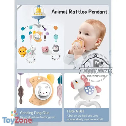 Yokibo Remote Control Crib Toy 52cmx43xm for Babies and Toddlers