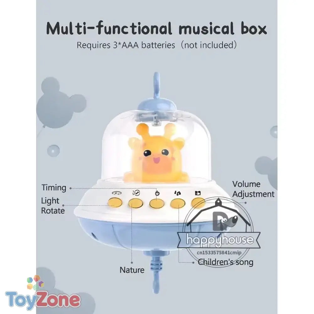 Yokibo Remote Control Crib Toy 52cmx43xm for Babies and Toddlers