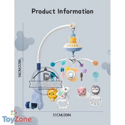 Yokibo Remote Control Crib Toy 52cmx43xm for Babies and Toddlers
