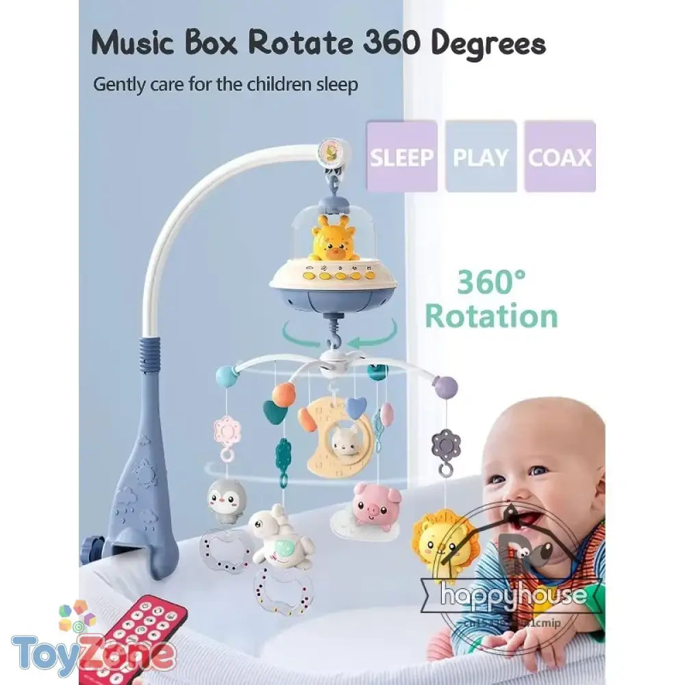 Yokibo Remote Control Crib Toy 52cmx43xm for Babies and Toddlers