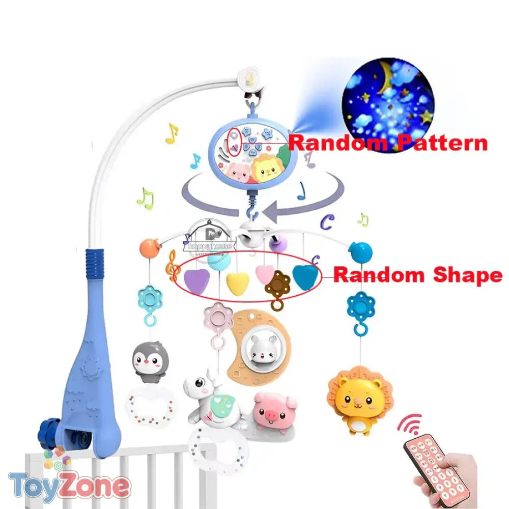 Yokibo Remote Control Crib Toy 52cmx43xm for Babies and Toddlers